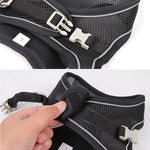 Charger l'image dans la galerie, Dog Harness Leash Set for Small Dogs Adjustable Puppy Cat Harness Vest French Bulldog Chihuahua Pug Outdoor Walking Lead Leash
