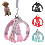 Charger l'image dans la galerie, Dog Harness Leash Set for Small Dogs Adjustable Puppy Cat Harness Vest French Bulldog Chihuahua Pug Outdoor Walking Lead Leash
