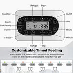 Charger l'image dans la galerie, Cat Timing Feeder Smart APP Cat Feeder With Double Meal Pet Dog Food Automatic Dispenser Suitable Small Cats Dogs Remote Feeding
