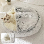 Charger l'image dans la galerie, Lit en Peluche Rond 2-en-1
